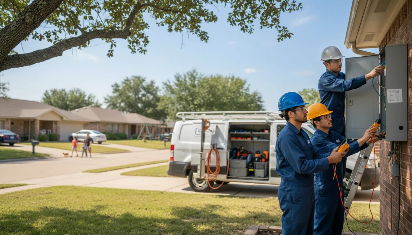 Certified electrician providing emergency electrical services in Angola, LA
